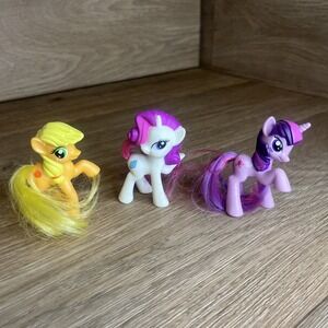 My Little Pony McDonald's Happy Meal Mini Figures,‎ Lot Of 3, 2011